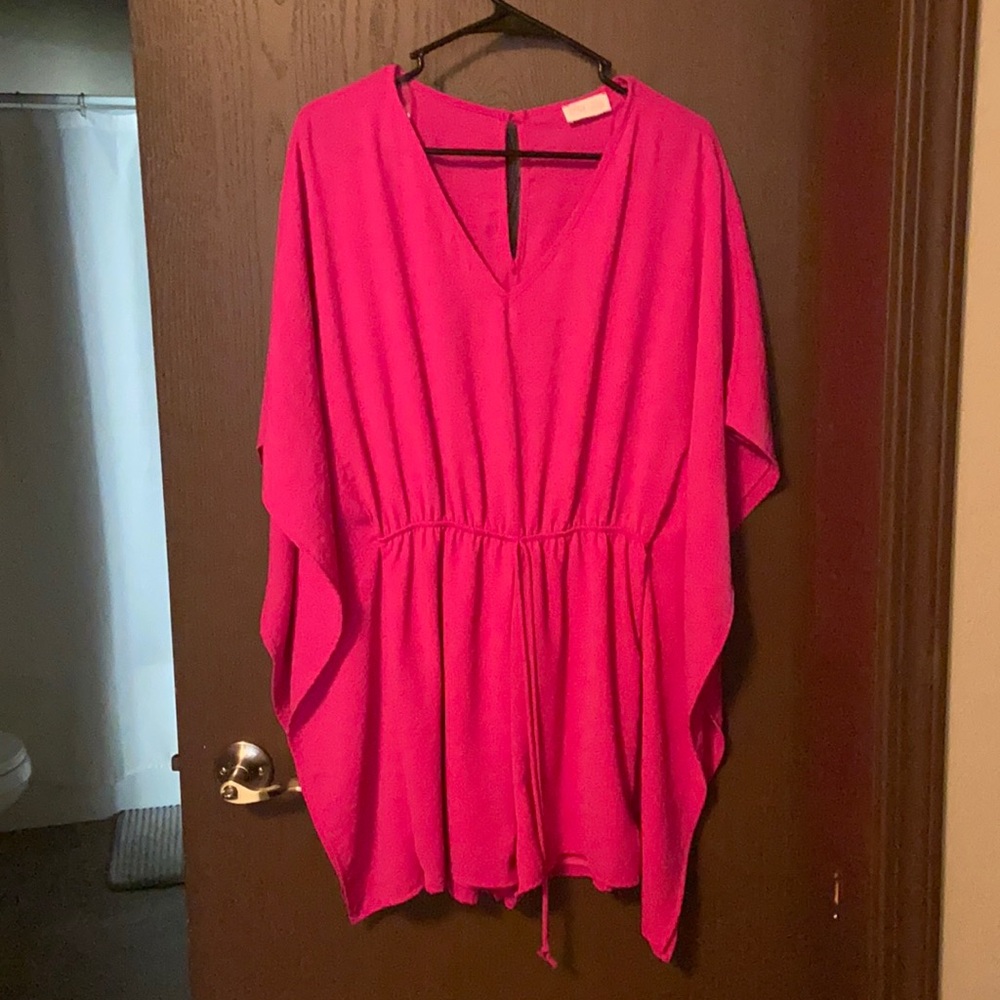 Pink Lily romper